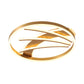 Postmodern Ring Ceiling Light Fixture Acrylic Bedroom LED Flush Mount Lighting in Gold, Warm Light/White Light/Remote Control Stepless Dimming Clearhalo 'Ceiling Lights' 'Close To Ceiling Lights' 'Close to ceiling' 'Flush mount' Lighting' 292164