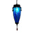 Conical Red/Yellow/Blue Glass Pendant Light Fixture Vintage Style 1 Light Restaurant Down Lighting Blue Clearhalo 'Ceiling Lights' 'Glass shade' 'Glass' 'Pendant Lights' 'Pendants' Lighting' 292624