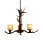 Resin Sputnik Chandelier Lighting Rustic 3/6/8 Bulbs Restaurant Hanging Lamp Fixture in Brown Clearhalo 'Ceiling Lights' 'Chandeliers' Lighting' options 293019