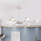 Sputnik Bedroom Chandelier Pendant Light Metal 8 Heads Modern Hanging Light Fixture Clearhalo 'Ceiling Lights' 'Chandeliers' 'Modern Chandeliers' 'Modern' Lighting' 293783