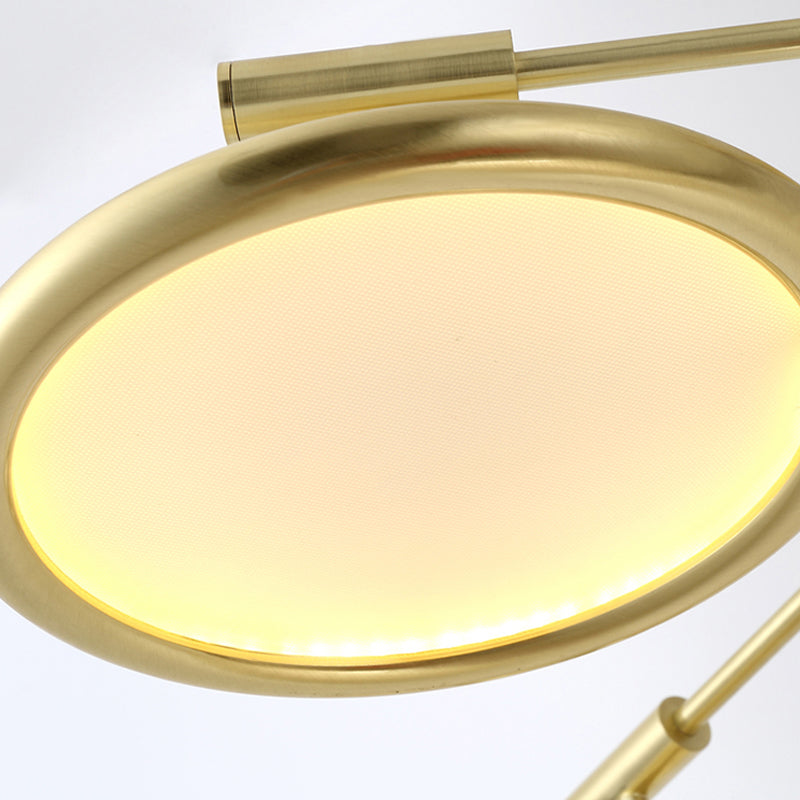 Gold Branch Chandelier Light Fixture Modern 3/5 Heads Pendant Light Kit in Warm/White Light Clearhalo 'Ceiling Lights' 'Chandeliers' 'Modern Chandeliers' 'Modern' Lighting' 293960