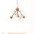 9 Lights Ribbed Glass Hanging Chandelier Vintage Clear/Amber Prism Dining Room Pendant Light Fixture Clear Clearhalo 'Ceiling Lights' 'Chandeliers' 'Clear' 'Close To Ceiling Lights' 'Glass shade' 'Glass' 'Industrial Chandeliers' 'Industrial' 'Middle Century Chandeliers' 'Modern' 'Tiffany' 'Traditional Chandeliers' Lighting' 294607
