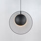 14"/18" Wide Simple Round Metal Hanging Light 1 Light Drop Pendant in Black for Dining Room Clearhalo 'Ceiling Lights' 'Modern Pendants' 'Modern' 'Pendant Lights' 'Pendants' Lighting' 296276