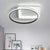 Ring Flushmount Modernist Acrylic LED White Ceiling Light Fixture in White/Warm Light, 16"/19.5" Wide White Clearhalo 'Ceiling Lights' 'Close To Ceiling Lights' 'Close to ceiling' 'Flush mount' Lighting' 297749