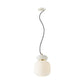 Modern Jar Ceiling Lighting White and Gold Glass 1 Bulb Dining Room Hanging Light Kit Clearhalo 'Ceiling Lights' 'Glass shade' 'Glass' 'Modern Pendants' 'Modern' 'Pendant Lights' 'Pendants' Lighting' 302796