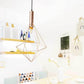 Rose Gold Geometric Hanging Lighting Contemporary 1 Bulb Metal Pendant Light Kit Clearhalo 'Ceiling Lights' 'Modern Pendants' 'Modern' 'Pendant Lights' 'Pendants' Lighting' 313745