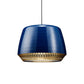 Round Pendant Light Modernist Metal 12"/14" Wide 1 Head Blue Ceiling Suspension Lamp Clearhalo 'Ceiling Lights' 'Modern Pendants' 'Modern' 'Pendant Lights' 'Pendants' Lighting' 313936