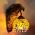 Cut Glass Silver/Beige/Red Wall Mount Lighting Owl Head 1 Light Mediterranean Sconce for Balcony Yellow Clearhalo 'Industrial' 'Middle century wall lights' 'Tiffany wall lights' 'Tiffany' 'Wall Lamps & Sconces' 'Wall Lights' Lighting' 316028