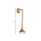 Teardrop Gold Crystal Sconce Light Modernism 1 Head LED Wall Lighting Fixture with Metal Round Backplate Clearhalo 'Modern wall lights' 'Modern' 'Wall Lamps & Sconces' 'Wall Lights' Lighting' 317031