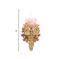 Candle Bedroom Wall Sconce Light Vintage Clear Crystal Glass 1/2 Heads Gold Wall Lighting Fixture Clearhalo 'Wall Lamps & Sconces' 'Wall Lights' Lighting' 317437