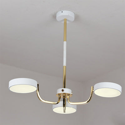 Oval Pendant Dining Room Hanging Lights Acrylic 3 Bulbs Modern style Pendant Lamps Clearhalo 'Ceiling Lights' 'Chandeliers' Lighting' options 31828