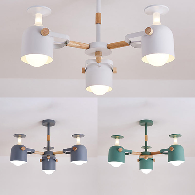 Simple Style Cylinder Hanging Lights Metal Pendant Lamp for Bedroom Clearhalo 'Ceiling Lights' 'Chandeliers' Lighting' options 32320