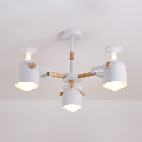 Simple Style Cylinder Hanging Lights Metal Pendant Lamp for Bedroom Clearhalo 'Ceiling Lights' 'Chandeliers' Lighting' options 32321