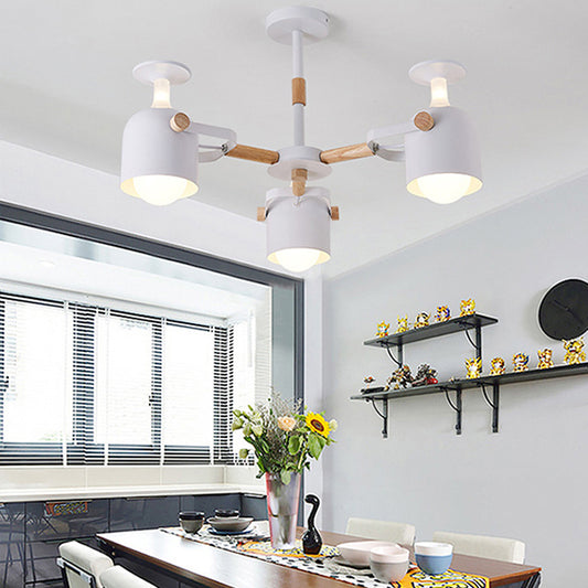 Simple Style Cylinder Hanging Lights Metal Pendant Lamp for Bedroom Clearhalo 'Ceiling Lights' 'Chandeliers' Lighting' options 32322