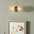 Modernism Spherical Wall Lighting Frosted Glass 2 Bulbs Sconce Light Fixture in Brass - Brass - Clearhalo - 'Cast Iron' - 'Glass' - 'Industrial' - 'Modern wall lights' - 'Modern' - 'Tiffany' - 'Traditional wall lights' - 'Wall Lamps & Sconces' - 'Wall Lights' - Lighting' - 325957