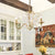Gold Swooping Arm Chandelier Light Countryside Crystal 3/6/8 Lights Dining Room Ceiling Lamp 3 Gold Clearhalo 'Ceiling Lights' 'Chandeliers' Lighting' options 326396_3ea790fa-13ba-45b4-be7f-0523f1b1b3ba