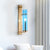 Cylinder Living Room Sconce Blue Glass 1 Head Modernism Wall Mount Light Fixture Blue Clearhalo 'Cast Iron' 'Glass' 'Industrial' 'Modern wall lights' 'Modern' 'Tiffany' 'Traditional wall lights' 'Wall Lamps & Sconces' 'Wall Lights' Lighting' 331189