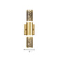 Bubble Crystal Gold Wall Light Cylinder 1/2/3 Heads Minimalist LED Wall Lamp for Living Room Clearhalo 'Wall Lamps & Sconces' 'Wall Lights' Lighting' 331435