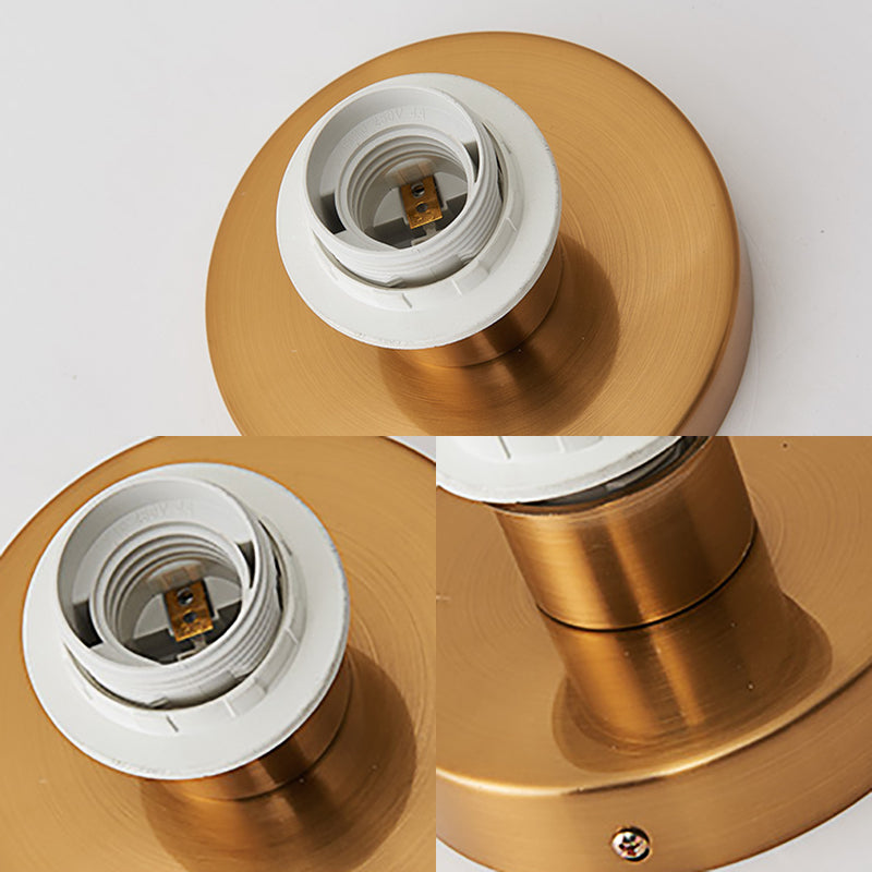 Fabric Cylinder Flush Mount Fixture with Flower/Deer Pattern Nordic 1 Bulb Flush Mount Ceiling Light for Foyer Clearhalo 'Ceiling Lights' 'Close To Ceiling Lights' 'Close to ceiling' 'Semi-flushmount' Lighting' 331450