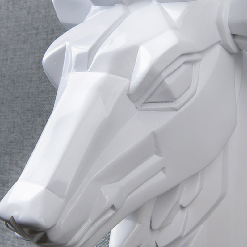 Elk Resin Wall Mounted Lamp Loft Style 1 Head Black/White/Gold Sconce Light with Diamond Cage Shade, 14.5"/19.5" W Clearhalo 'Wall Lamps & Sconces' 'Wall Lights' Lighting' 333331