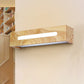 Rectangular Wood Wall Mount Light Modernist Led Brown Wall Mount Vanity Light Fixture in Warm Light, 14"/18"/21.5" Wide Clearhalo 'Vanity Lights' 'Wall Lights' Lighting' 338961
