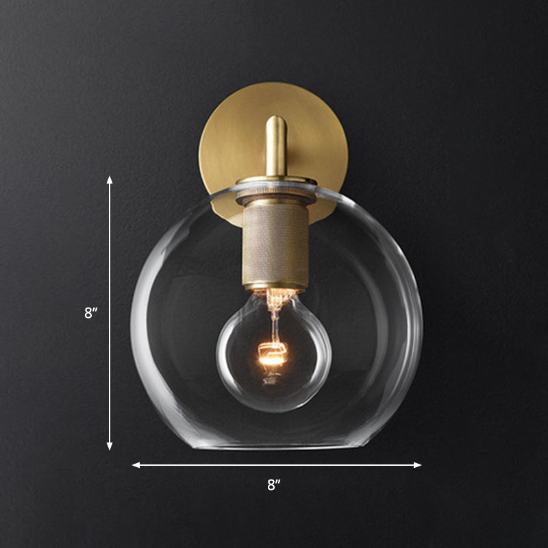 Traditionary Armed Sconce Light Metal 1/2 Heads Wall Lamp Fixture in Black/Brass/Chrome for Living Room Clearhalo 'Wall Lamps & Sconces' 'Wall Lights' Lighting' 342769