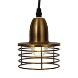 1 Light Drum Pendant Lighting with Wire Cage Shade Industrial Retro Black/Bronze Metal Ceiling Pendant for Kitchen Clearhalo 'Art Deco Pendants' 'Black' 'Cast Iron' 'Ceiling Lights' 'Ceramic' 'Crystal' 'Industrial Pendants' 'Industrial' 'Metal' 'Middle Century Pendants' 'Pendant Lights' 'Pendants' 'Rustic Pendants' 'Tiffany' Lighting' 34362