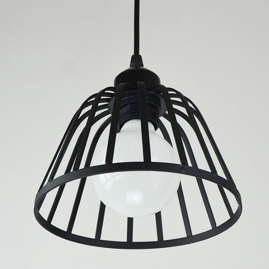 Dome Pendant Lighting Metal Frame 3 Lights Kitchen Hanging Ceiling Light in Black Clearhalo 'Art Deco Pendants' 'Black' 'Cast Iron' 'Ceiling Lights' 'Ceramic' 'Crystal' 'Industrial Pendants' 'Industrial' 'Metal' 'Middle Century Pendants' 'Pendant Lights' 'Pendants' 'Rustic Pendants' 'Tiffany' Lighting' 35119