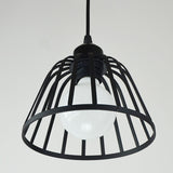 Dome Pendant Lighting Metal Frame 3 Lights Kitchen Hanging Ceiling Light in Black Clearhalo 'Art Deco Pendants' 'Black' 'Cast Iron' 'Ceiling Lights' 'Ceramic' 'Crystal' 'Industrial Pendants' 'Industrial' 'Metal' 'Middle Century Pendants' 'Pendant Lights' 'Pendants' 'Rustic Pendants' 'Tiffany' Lighting' 35119