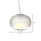 White Glass Orb Ceiling Lamp Contemporary 1 Head Pendant Light Fixture for Kitchen, 12.5"/17" Wide Clearhalo 'Ceiling Lights' 'Chandeliers' 'Glass shade' 'Glass' 'Modern Pendants' 'Modern' 'Pendant Lights' 'Pendants' Lighting' 359599