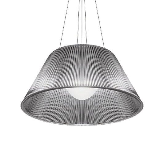 1 Light Restaurant Pendant Lamp Contemporary Hanging Ceiling Light with Cone Clear Glass Shade, 13"/19.5" Dia Clearhalo 'Ceiling Lights' 'Close To Ceiling Lights' 'Glass shade' 'Glass' 'Modern Pendants' 'Modern' 'Pendant Lights' 'Pendants' Lighting' 359649