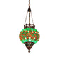 Cut Glass Sphere Ceiling Lamp Decorative 1 Head Living Room Suspension Pendant Light in Green Clearhalo 'Ceiling Lights' 'Pendant Lights' 'Pendants' Lighting' 361176