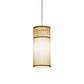 Tubular Bamboo Pendant Light Chinese 1 Head Wood Ceiling Suspension Lamp for Teahouse Clearhalo 'Ceiling Lights' 'Pendant Lights' 'Pendants' Lighting' 367170