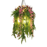 4 Heads Metal Pendant Chandelier Industrial Green Plant Restaurant LED Down Lighting Clearhalo 'Cast Iron' 'Ceiling Lights' 'Chandeliers' 'Industrial Chandeliers' 'Industrial' 'Metal' 'Middle Century Chandeliers' 'Rustic Chandeliers' 'Tiffany' Lighting' 367601