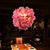 1 Bulb Flower Hanging Pendant Vintage Pink Metal LED Ceiling Hang Fixture for Restaurant Pink Clearhalo 'Art Deco Pendants' 'Cast Iron' 'Ceiling Lights' 'Ceramic' 'Crystal' 'Industrial Pendants' 'Industrial' 'Metal' 'Middle Century Pendants' 'Pendant Lights' 'Pendants' 'Tiffany' Lighting' 368105