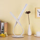 Twisted Desk Light Minimalism Acrylic LED White Night Table Lamp in White/Warm Light for Bedside Clearhalo 'Lamps' 'Table Lamps' Lighting' 369404