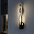 Contemporary LED Wall Lighting Black/White Curvy Sconce Light Fixture with Acrylic Shade, Warm/White Light