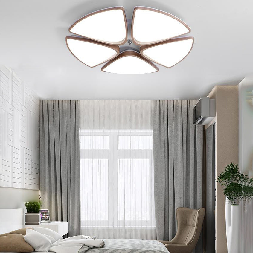 Contemporary Acrylic Ceiling Fixture for Bedroom, 3/4/5 Heads Ceiling Light Fixture in White, 3 Color 5 White 3 Color Clearhalo 'Ceiling Lights' 'Close To Ceiling Lights' 'Close to ceiling' 'Semi-flushmount' Lighting' 371030