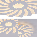 Bedroom Hotel Flower Flush Ceiling Light Acrylic Modern Style Warm/White Lighting LED Ceiling Light in White Clearhalo 'Ceiling Lights' 'Close To Ceiling Lights' 'Close to ceiling' 'Flush mount' Lighting' 377318