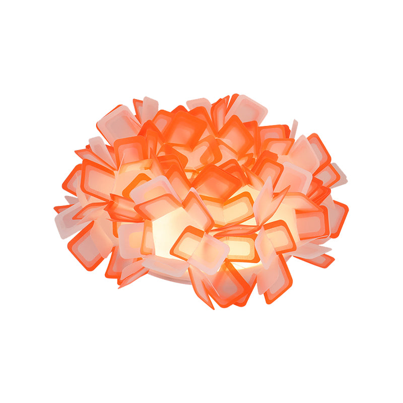 Art Deco Sinuous Flushmount Light with Acrylic Shade Led Bedroom Flush Lighting Clearhalo 'Ceiling Lights' 'Close To Ceiling Lights' 'Close to ceiling' 'Flush mount' Lighting' 377786