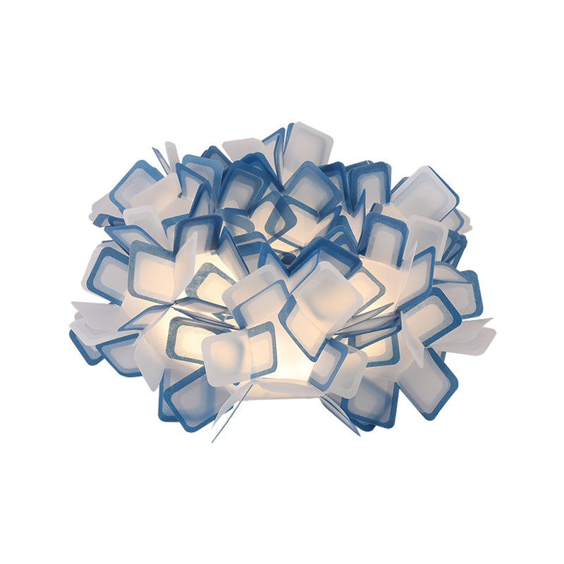 Art Deco Sinuous Flushmount Light with Acrylic Shade Led Bedroom Flush Lighting Clearhalo 'Ceiling Lights' 'Close To Ceiling Lights' 'Close to ceiling' 'Flush mount' Lighting' 377792