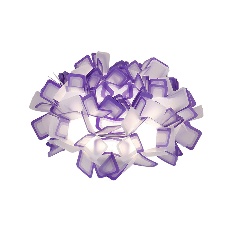 Art Deco Sinuous Flushmount Light with Acrylic Shade Led Bedroom Flush Lighting Clearhalo 'Ceiling Lights' 'Close To Ceiling Lights' 'Close to ceiling' 'Flush mount' Lighting' 377795