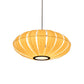 Japanese Lantern Pendant Chandelier Wood 3 Heads Suspended Lighting Fixture in Beige Clearhalo 'Ceiling Lights' 'Chandeliers' Lighting' options 379659