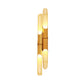 4 Bulbs Bedroom Wall Lighting Asia Beige Sconce Light Fixture with Cylinder Resin Shade Clearhalo 'Wall Lamps & Sconces' 'Wall Lights' Lighting' 380813