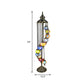 11 Lights Helical Stand up Lamp Traditional White/Yellow Hand-Crafted Glass Reading Floor Lamp Clearhalo 'Floor Lamps' 'Lamps' Lighting' 381873