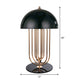 Contemporary 1 Bulb Nightstand Lamp Black Bowl Reading Book Light with Metal Shade Clearhalo 'Lamps' 'Table Lamps' Lighting' 384319