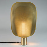 Oblong Task Lighting Contemporary Metal 1 Bulb Gold Reading Book Light, 9.5"/13" Wide Clearhalo 'Lamps' 'Table Lamps' Lighting' 384702