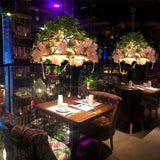 Pink/Light Pink 1 Head Pendant Lamp Industrial Metal Diamond LED Hanging Ceiling Light with Rose Decoration, 18"/23.5" W Clearhalo 'Art Deco Pendants' 'Cast Iron' 'Ceiling Lights' 'Ceramic' 'Crystal' 'Industrial Pendants' 'Industrial' 'Metal' 'Middle Century Pendants' 'Pendant Lights' 'Pendants' 'Tiffany' Lighting' 392267