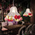 Metal White Hanging Light Gourd 1 Light Industrial LED Ceiling Lamp with Flower Decor for Restaurant White Clearhalo 'Art Deco Pendants' 'Cast Iron' 'Ceiling Lights' 'Ceramic' 'Crystal' 'Industrial Pendants' 'Industrial' 'Metal' 'Middle Century Pendants' 'Pendant Lights' 'Pendants' 'Tiffany' Lighting' 392422