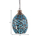 Bohemian Dome Down Lighting Pendant 1 Bulb Metal Hanging Ceiling Light in Yellow/Blue/Green for Restaurant Clearhalo 'Ceiling Lights' 'Pendant Lights' 'Pendants' Lighting' 392608